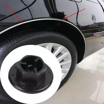 Подкладка панели крыла с фиксированной зажимной гайкой для Hyundai Elantra I20 I30 I40 Ioniq Ix35 Ix55 Kona Santa Fe Tucson Kia K2 K3 K5 Cerato 10X