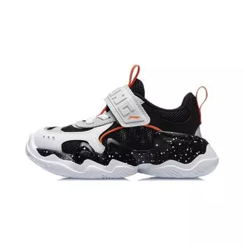 Подкладка прочные нескользящие дышащие легкие низкие детские кроссовки для бега детские кроссовки черные серые YKNR046-1 25