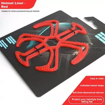 Подкладка шлема Воздухопроницаемый размер Быстрая установка Все сезоны Предотвращает спадение прически Разнообразие шлемов синий