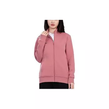 Подкладка Спортивная серия Lifestyle Однотонный логотип Повседневная куртка на молнии Унисекс куртка розового цвета AWDSF15-6 L