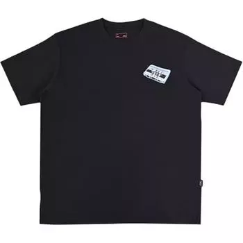 Подкладка Спортивный Повседневный Простой Однотонный С Круглым Вырезом Пуловер Футболка с Коротким Рукавом Мужские Футболки Черный AHSV123-4 S