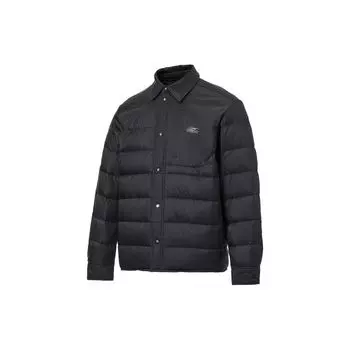 Подкладка Sports Lifestyle Series Hot Pot Down Jacket Solid Color Short Voor Head Men Jacket Black AYMT071-1 XL