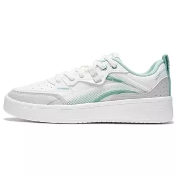 Подкладка Xuanxing Повседневные низкие скейт-кеды Женские кроссовки Белый Серый AGCS086-4 35