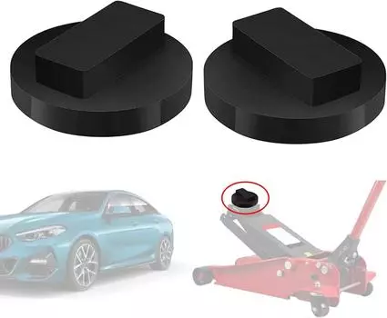 Подкладки для автомобильного домкрата, нескользящие резиновые подкладки, нескользящие резиновые подкладки, основные подкладки, автомобильные резиновые подкладки, аксессуары для ремонта автомобильных шин 1pc чёрный