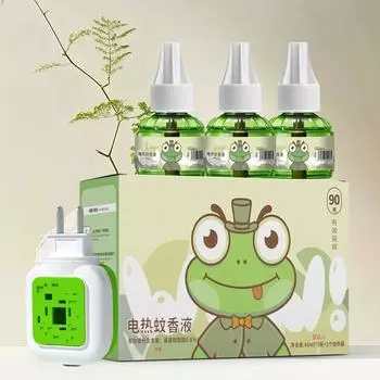 Подключаемые спирали от комаров, электрические спирали от комаров, репелленты от комаров без запаха для младенцев и маленьких детей, беременных женщин, для домашнего использования, 45 мл One Size зелёный