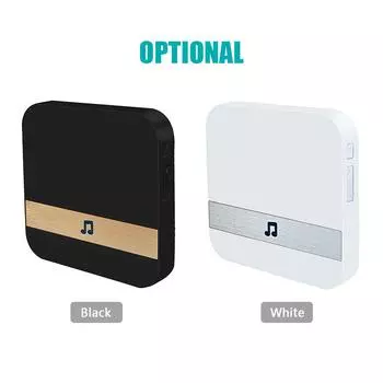 Подключаемый модуль Chime для беспроводного видеодверного звонка с возможностью выбора музыки с регулируемой громкостью US Plug белый