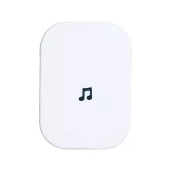 Подключаемый модуль Chime для беспроводного видеодверного звонка с возможностью выбора музыки с регулируемой громкостью UK Plug белый