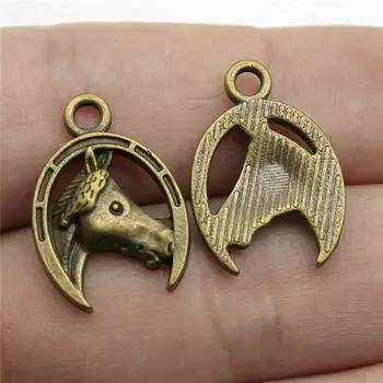 Подкова Конская голова Подвески Аксессуары Ремесла Ювелирные изделия и аксессуары