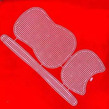 Подкова Сумка Сетка Вязание Подкладка Ткачество Пластиковая сетка Лист Аксессуары Бархат