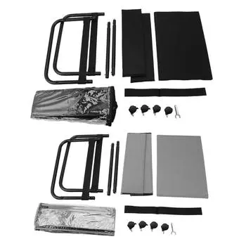 Подкроватное хранилище на колесах с видимой крышкой из ткани Оксфорд из углеродистой стали, передвижной подкроватный орган Black