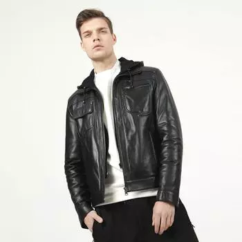 Подлинная, натуральная кожа для мужчин, мужской Mont