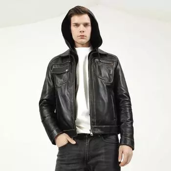 Подлинная, натуральная кожа для мужчин, мужской Mont