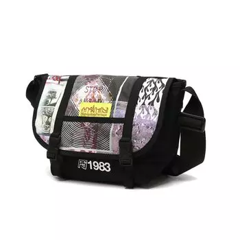 Подлинная сумка-мессенджер MP1605JRPS Повседневная сумка-мессенджер JR Peter Sutherland Black [Manhattan Portage] [Официальный]