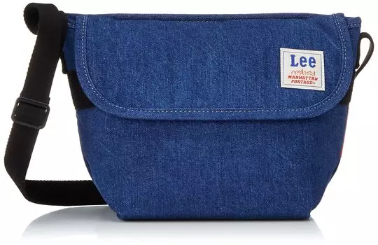Подлинная сумка-мессенджер Повседневная сумка-мессенджер Lee Blue [Manhattan Portage] [Официальный]