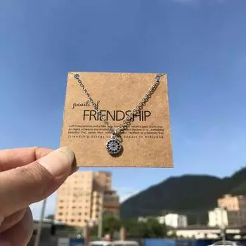 Подлинное ожерелье из стерлингового серебра 925 пробы, Турция, круглые ожерелья от сглаза, AAA CZ для женщин, цепочка с звеньями, ювелирные изделия KLTN021 золотой