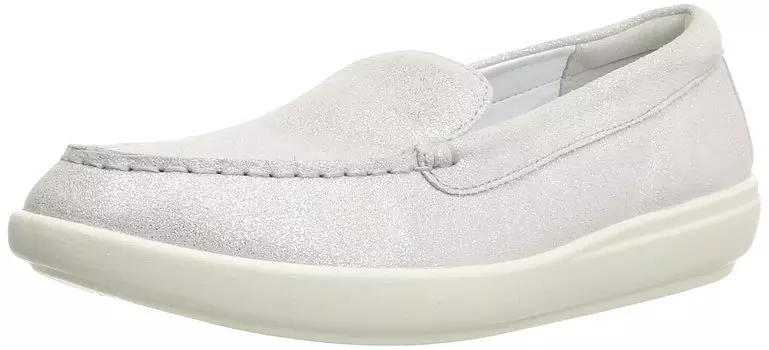 Подлинные женские кроссовки Easy to 2E ANF cm [Achilles Sorbo], кожа, для ходьбы, 5210, серебристый, 22,5 серебряный