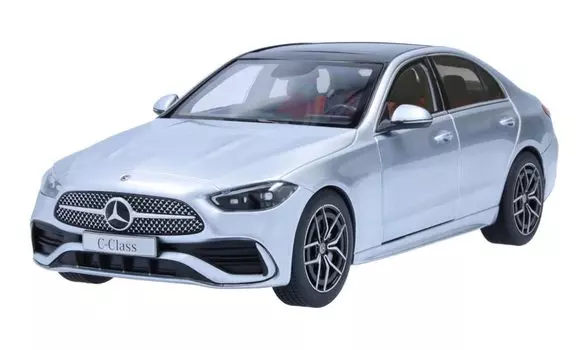 Подлинный C-класс High Tech Silver [коллекция Mercedes-Benz] (W206) 1/18