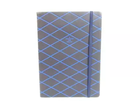 Подлинный модный блокнот LOUIS VUITTON из кожи морского цвета ANDREE MM #6557, восстановленный