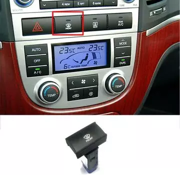 Подлинный переключатель OEM 93720-2B100 - FR Defroster / 937202B100 для Hyundai Santa Fe 07-10