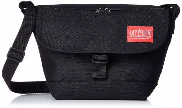 Подлинный продукт Сумка-мессенджер с пряжкой NY Casual Messenger Bag Black [Manhattan Portage] [Официальный] [Online Limited]