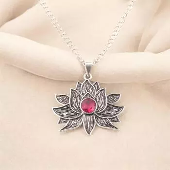 Подлинный розовый рубеллит, подвеска из стерлингового серебра 925 пробы, кулон-подвеска ручной работы CP-23-3