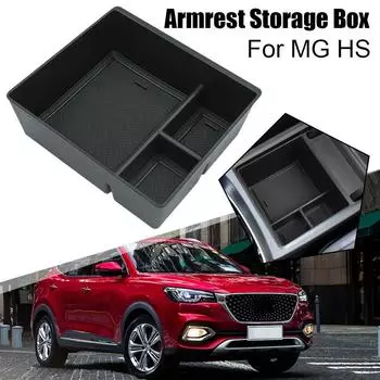 Подлокотник автомобиля центральный ящик для хранения контейнер перчаточный органайзер чехол для MG HS / EHS EV 2018-2024 автомобильный ящик аксессуары