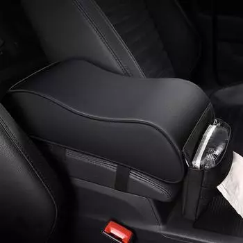 Подлокотник автомобиля Подставка для ящика Износостойкий чехол для центральной консоли автомобиля Мягкий чехол для центральной консоли автомобиля с чехлом для коробки с салфетками Удобный CHINA
