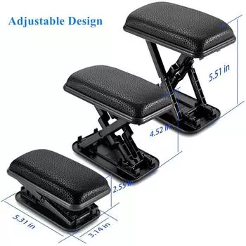 Подлокотник автомобиля, регулируемая подушка подлокотника, регулируемая высота подлокотника автомобиля, опора для левого и правого локтя, подлокотник против усталости