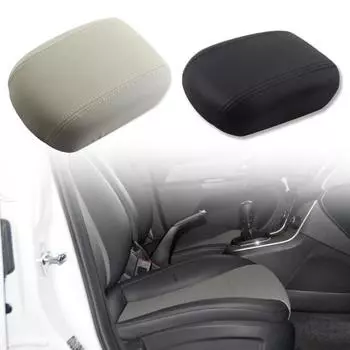 Подлокотник центральной консоли, мягкий профессиональный чехол из искусственной прочной кожи для автомобильного подлокотника 96931638, совместимый чёрный