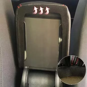 Подлокотник для автомобиля, крышка центральной консоли, чехол для подлокотника, аксессуары для интерьера, чехол из искусственной кожи для VW Volkswagen Golf 6 MK6 2009 -2012 бежевый