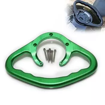 Подлокотник для бака мотоцикла Z800 Z1000 ZX6R, поручни для пассажира, ручка безопасности, подлокотник из алюминиевого сплава, обработанный на станке с ЧПУ, для комфорта и безопасности красный