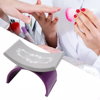 Подлокотник для ногтей, коврик для рук, держатель для коврика для аксессуаров, салона красоты белый