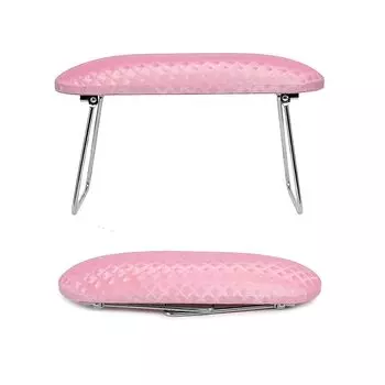 Подлокотник для ногтей, профессиональная кожаная подставка для ногтей из микрофибры, подставка для рук, подставка для акриловых ногтей, подушка для рук, нескользящая подставка для рук розовый