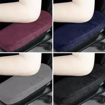 Подлокотник для офиса из пены с эффектом памяти, подлокотник из хлопка, подушка из полипропилена, мягкая подушка для подлокотника чёрный