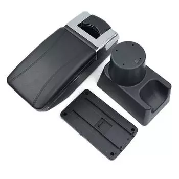 Подлокотник для Renault Dacia Duster I 2010-2015, подлокотник, вращающийся ящик для хранения, украшение, Стайлинг автомобиля 2011 2012 чёрный