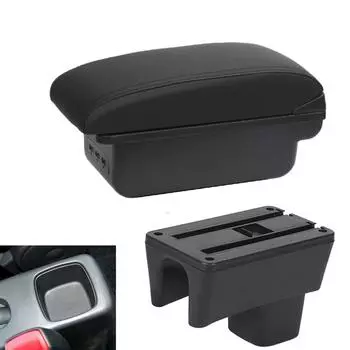 Подлокотник для Suzuki Swift, автомобильный подлокотник Suzuki Swift, аксессуары, детали интерьера, ящик для хранения, детали для модернизации 2005-2023 чёрный