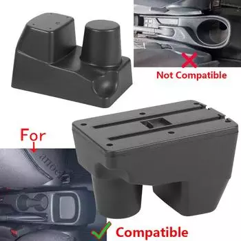 Подлокотник для Toyota Yaris Для Toyota Yaris Элегантный автомобильный подлокотник 2025 2025 Автомобильный ящик для хранения Изогнутая поверхность кожа Выделенный