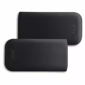 Подлокотник ELECOM, подставка под запястье, прямоугольный, набор из 2 шт., для левого и правого использования, черный MOH-EL02BK чёрный