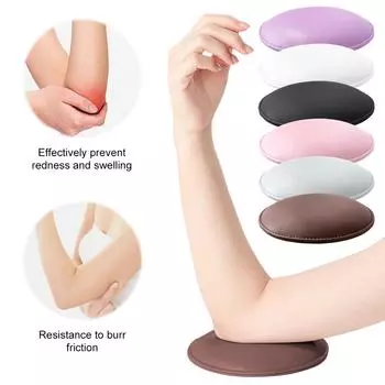 Подлокотник из микрофибры, круглый, маникюрный, нескользящий, подлокотник, подушка для рук, подлокотник для маникюрного салона белый