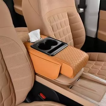 Подлокотник с автоматической регулировкой высоты, подставка под стаканы, боковые карманы для хранения вещей, центральная консоль, подлокотник, органайзер, чехол для подлокотника