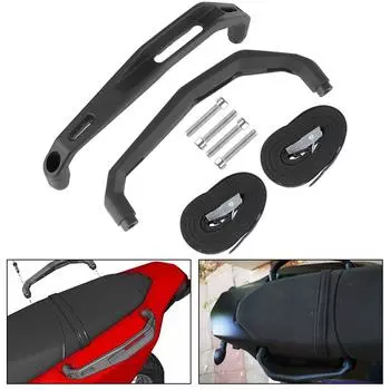 Подлокотник заднего сиденья мотоцикла, подходящий для Yamaha Tenere 700 / XT700 2019-2023, аксессуар для ремонта, ручка для пассажира Black