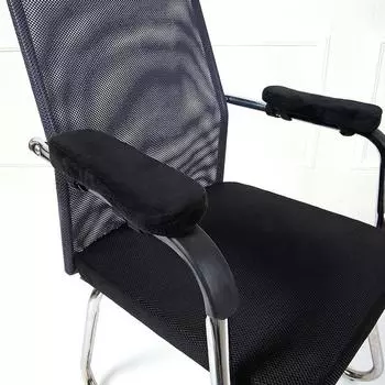 Подлокотники моющиеся подлокотники Чехол подушка для игрового кресла компьютерное кресло офис чёрный