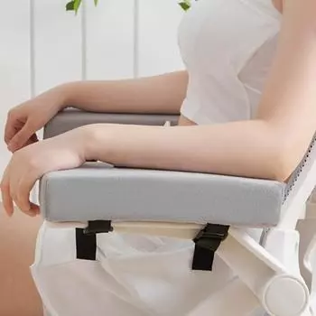 Подлокотники с эффектом памяти для офисного игрового кресла, максимальная комфортная поддержка с регулировкой 2pcs чёрный