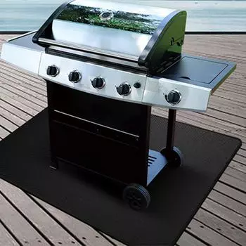 Подложка для гриля для уличных грилей, маслостойкие камины, защитный коврик для патио, газона