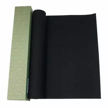 Подложка для каллиграфии черная раша 2 мм полуобрезная (4501500мм)