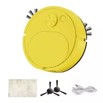 Подметальная машина Подметальный робот USB-зарядка Автоматическая подметальная машина Интеллектуальный пылесос Офис белый