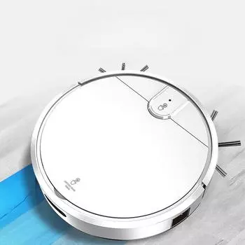 Подметальный робот с дистанционным управлением, интеллектуальная подметальная машина с автоматической перезарядкой, бытовой пылесос, автоматический подметальный робот белый