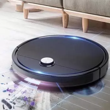 Подметальный робот с дистанционным управлением, XM-32, интеллектуальный бытовой пылесос большой производительности, 2800 Па чёрный