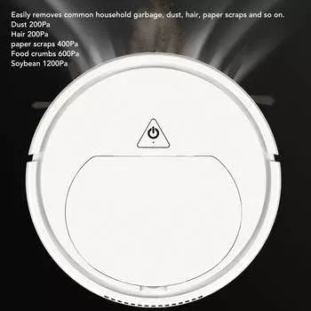 Подметальный робот, сильная мощность всасывания, 1500 мАч, время работы 60 минут, автоматический пылесос для пыли и мусора