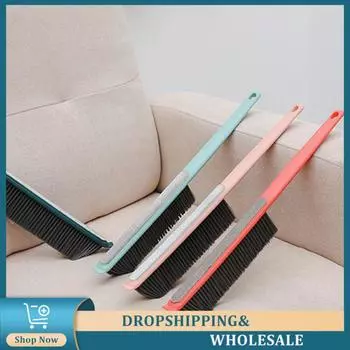 Подметание кровати Мягкая щетка Чистка дивана Бытовая щетка для уборки Подвесной дизайн Товары для дома Щетка для уборки Бытовая щетка для пола 4 светло-синий